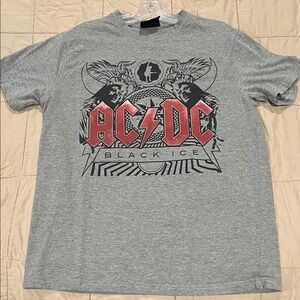 AC/DC Black Ice Red and Gray Tee